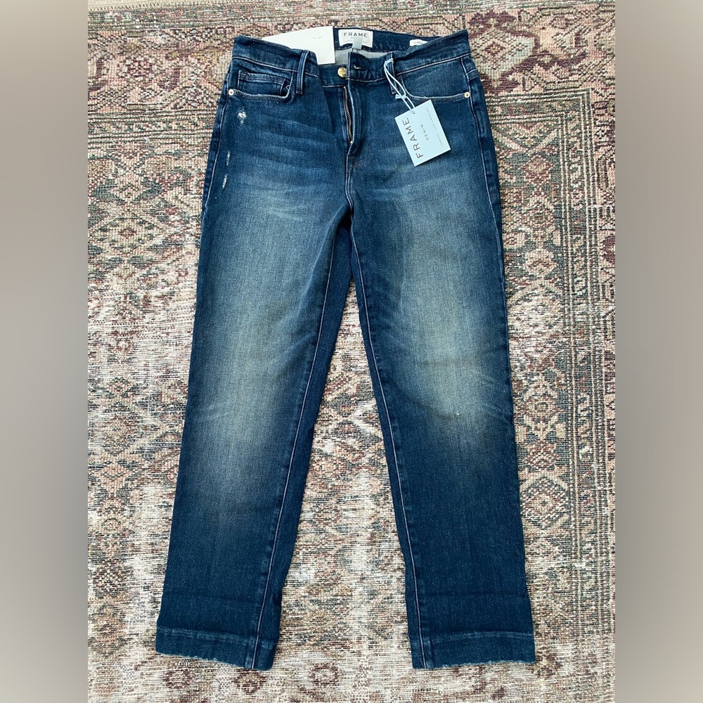 *NWT* Frame Denim High Rise Le Nouveau Straight Jeans